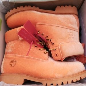 orange timberland